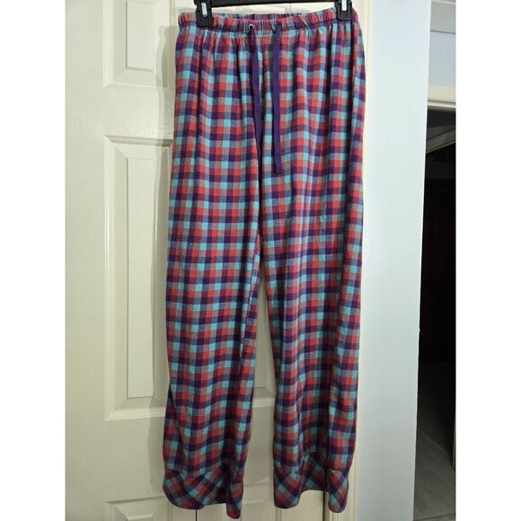 Woolrich Womens Plaid Flannel Pajama Pants With Drawstring Waist & Back Pocket S - Picture 2 of 6